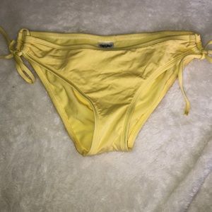 Yellow bikini bottoms